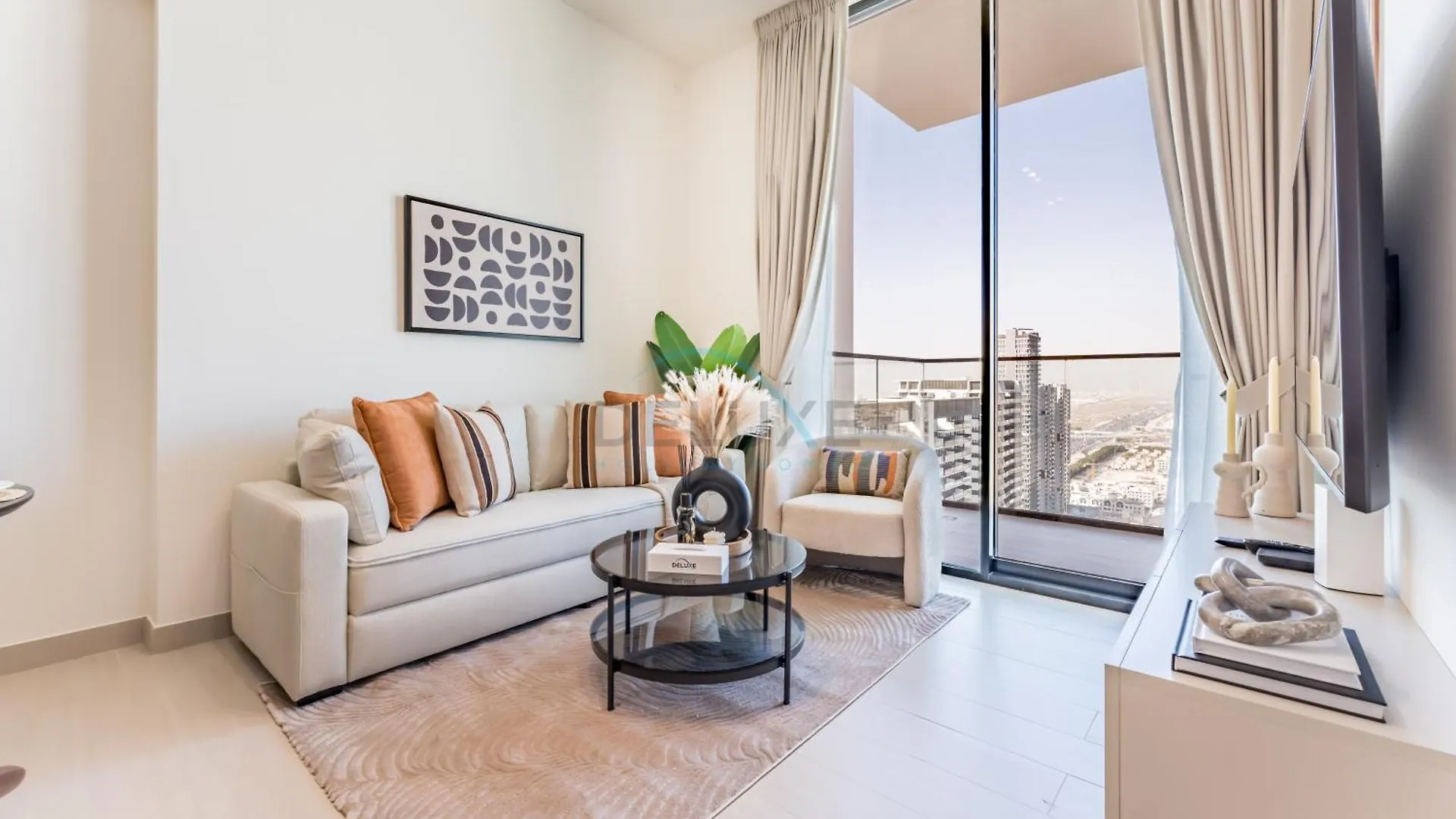 City Views 1Br Near Community Park With Private Balcony, Binghatti House, Jumeirah Village Circle By Deluxe Holiday Homes Dubai